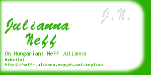 julianna neff business card